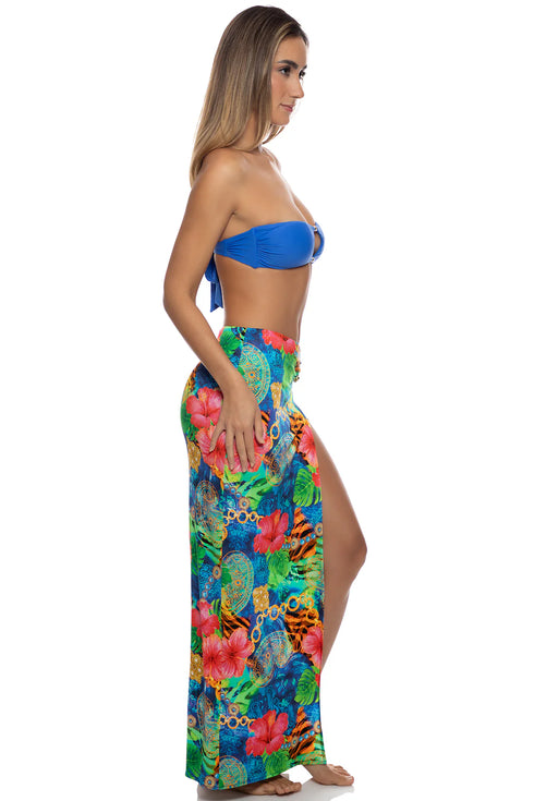 Luli Fama Jungle Reign Chain Skirt