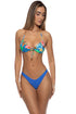 Luli Fama Jungle Reign Molded Push Up Bandeau Halter Top