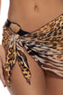 Luli Fama Tigressa Sarong Mini Skirt