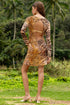 Luli Fama Tigressa Long Sleeve Short Dress