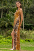 Luli Fama Tigressa Halter Long Dress