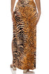 Luli Fama Tigressa Twist Front Skirt