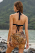 Luli Fama Tigressa Sarong Mini Skirt