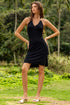 Luli Fama Femme Allure Rings Halter Short Dress