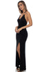 Luli Fama Femme Allure Rings Halter Long Dress
