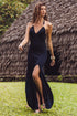Luli Fama Femme Allure Rings Halter Long Dress
