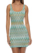 Luli Fama Lucid Waters Tank Short Dress