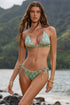 Luli Fama Lucid Waters Rings Triangle Halter Top