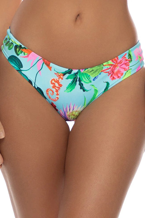 Luli Fama Ocean's Kiss Seamless Full Ruched Back Bottom