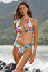 Luli Fama Ocean's Kiss Ruched Front Moderate Bottom