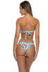 Luli Fama Ocean's Kiss V Bottom Ruched Back Brazilian Bottom