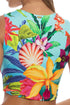Luli Fama Ocean's Kiss Ruched Tank Top