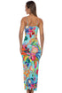 Luli Fama Ocean's Kiss Ruched Front Tank Maxi Dress