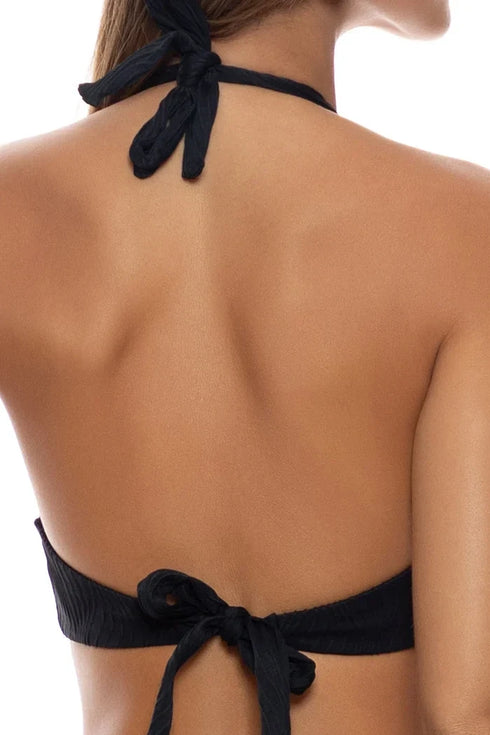 Luli Fama Rip Tide Scoop Neck Halter Top