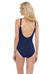 Gottex Lattice V-Neck Surplice One Piece Swimsuit