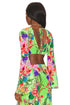 Luli Fama Luli Tropics Bell Sleeve Crop Top