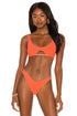 Luli Fama Babes Just Want Sun Scoop Neck Cut Out Top