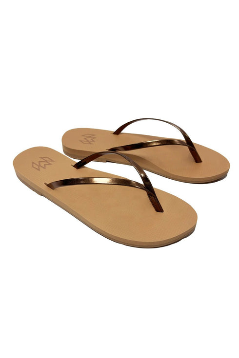 Malvados Lux II Bronzed Flip Flops