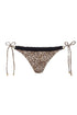 PQ Swim Swim Leopard Carrie Crochet Trim Tie Side Bottom