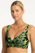 Sea Level Lotus Cross Front Bra Top