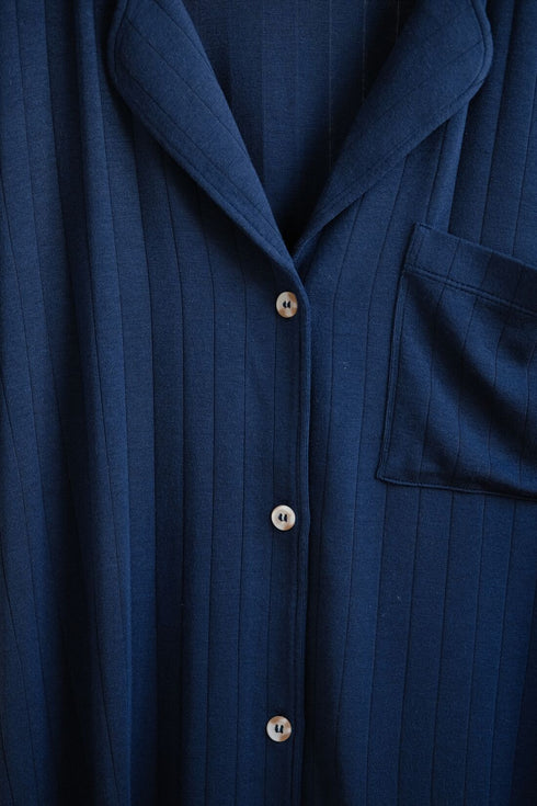 Eberjey Gisele Printed Rib Long PJ