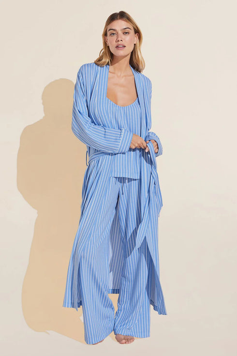 Eberjey Gisele Printed Modal Long Robe