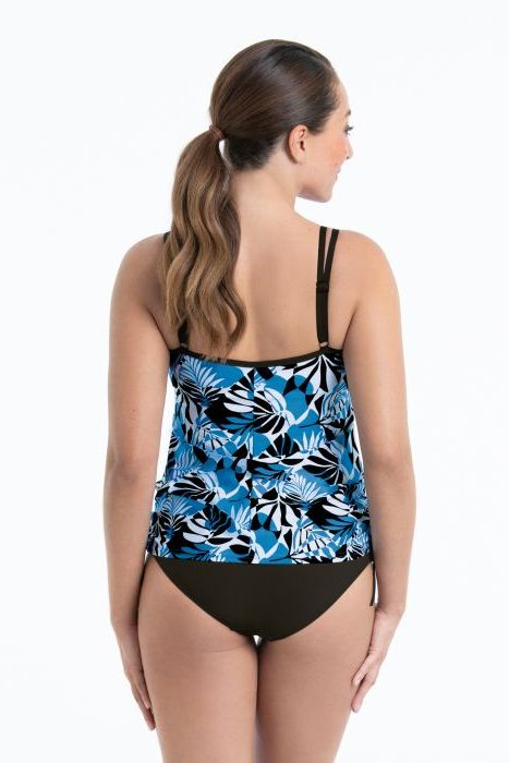 Anita Two Tone Graphic Alassio Mastectomy Tankini Top