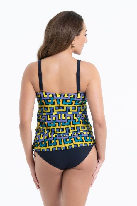 Anita Playful Geometry Yara Tankini Top