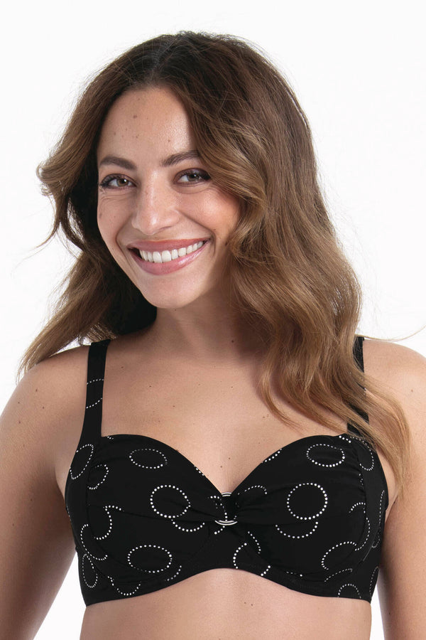 Rosa Faia Silver Pearls Elna Bikini Top