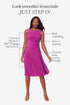 Miraclesuit Solid Remi Fit & Flair Shaping Dress