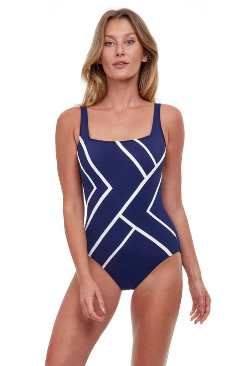 Gottex Mirage Full Coverage Square Neck One Piece