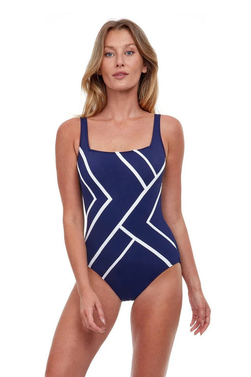 Gottex Mirage Full Coverage Square Neck One Piece