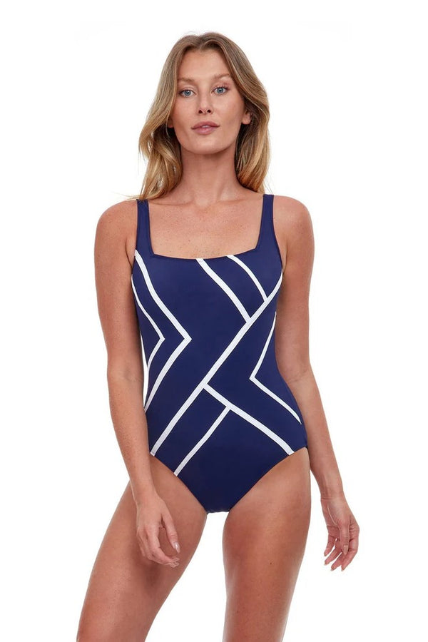 Gottex Mirage Full Coverage Square Neck One Piece