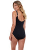 Gottex Mirage Full Coverage Square Neck One Piece Swimsuit