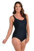 Maxine Of Hollywood Solid Over The Shoulder Maillot