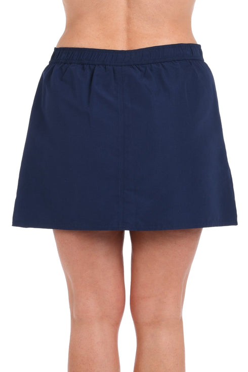 Maxine Of Hollywood Solid Woven Boardskirt