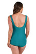 Maxine Of Hollywood Textured Spa Solids Girl Leg One Piece
