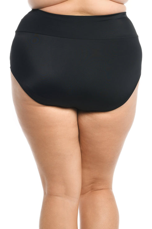 Maxine Of Hollywood Solid Mid Waist Bottom