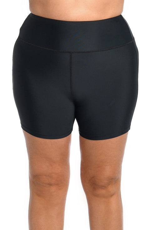 Maxine Of Hollywood Pls Solid Biker Short