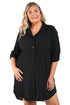 Maxine Of Hollywood Pls Button Down Tunic