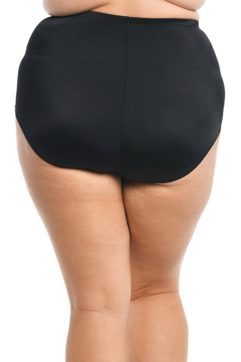 Maxine Of Hollywood Pls Solid Hi Waist Pant