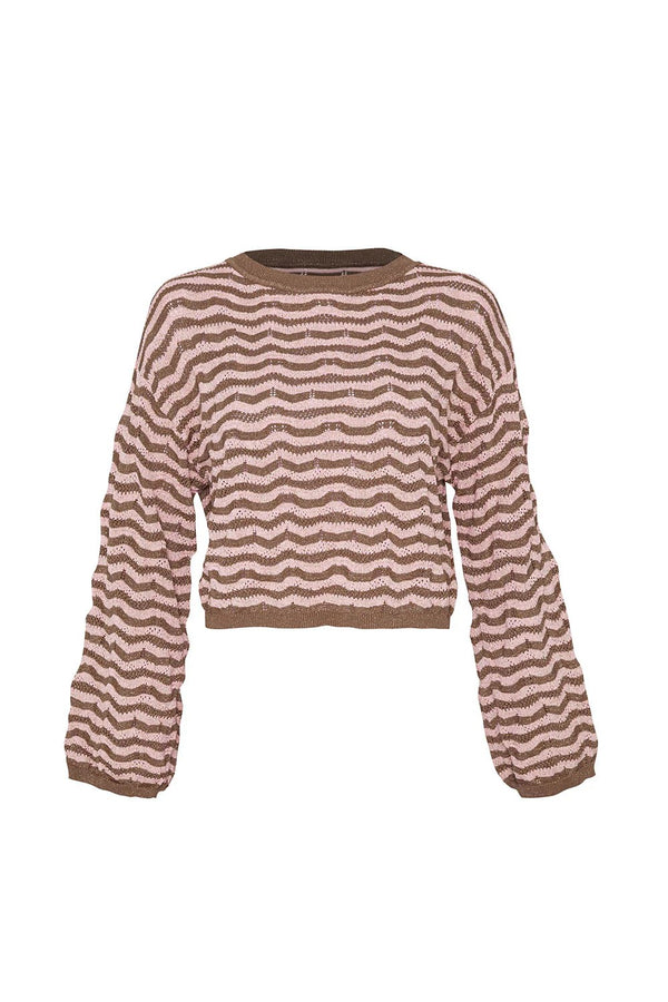 PQ Swim Mocha Palmer Top