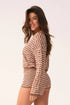 PQ Swim Mocha Palmer Top