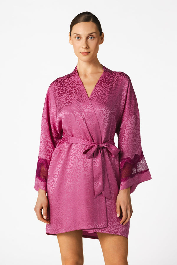 NK Imode Seaside Short Silk Kimono