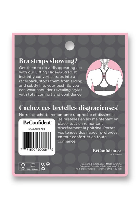 BeConfident Racer Back Bra Clip - 3 pc Narrow
