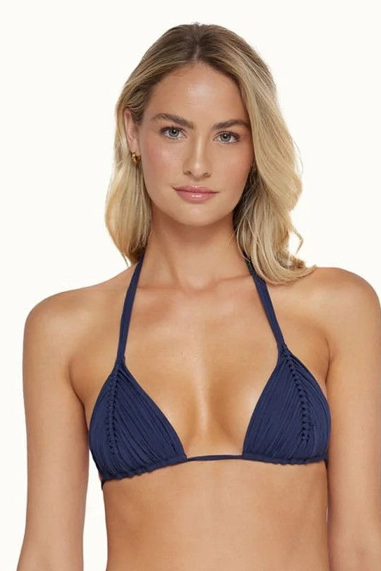 PQ Swim Navy Isla Tri Top