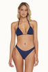 PQ Swim Navy Basic Ruched Bottoms