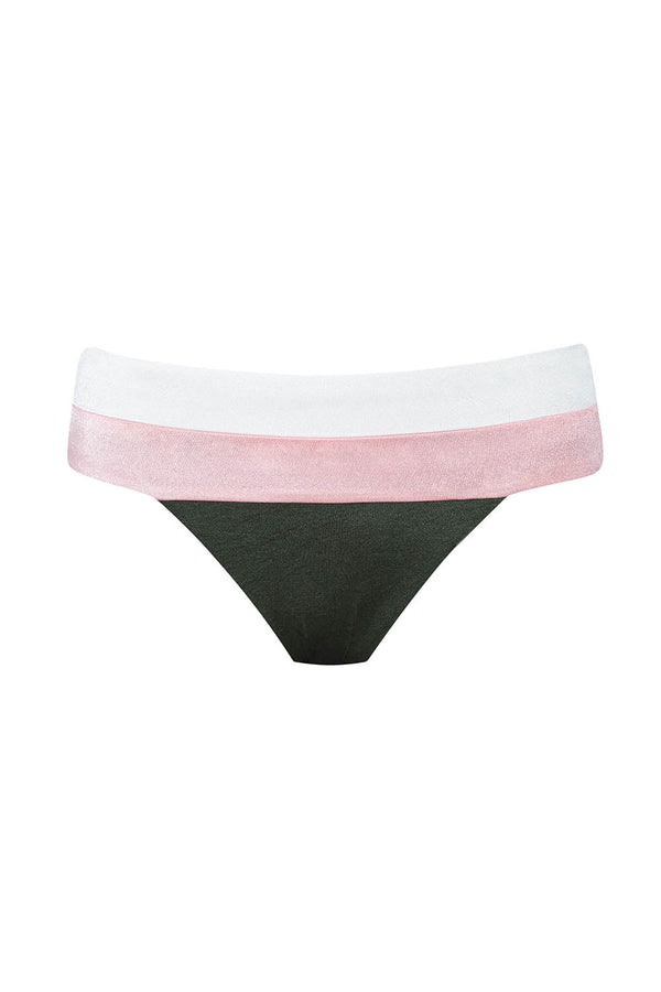 PQ Swim Olive Banded Bottom