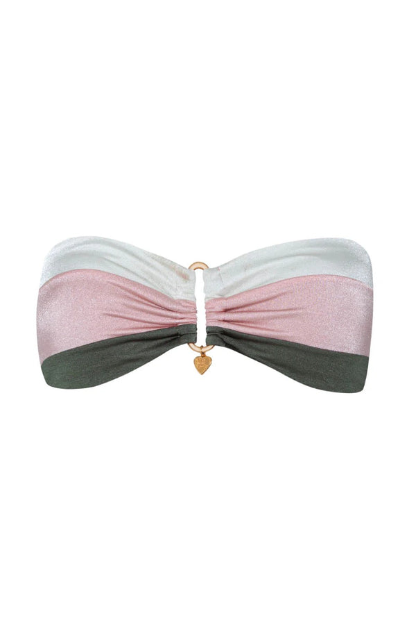 PQ Swim Olive Detail Bandeau