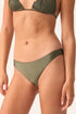 PQ Swim Olive Basic Ruched Bottom